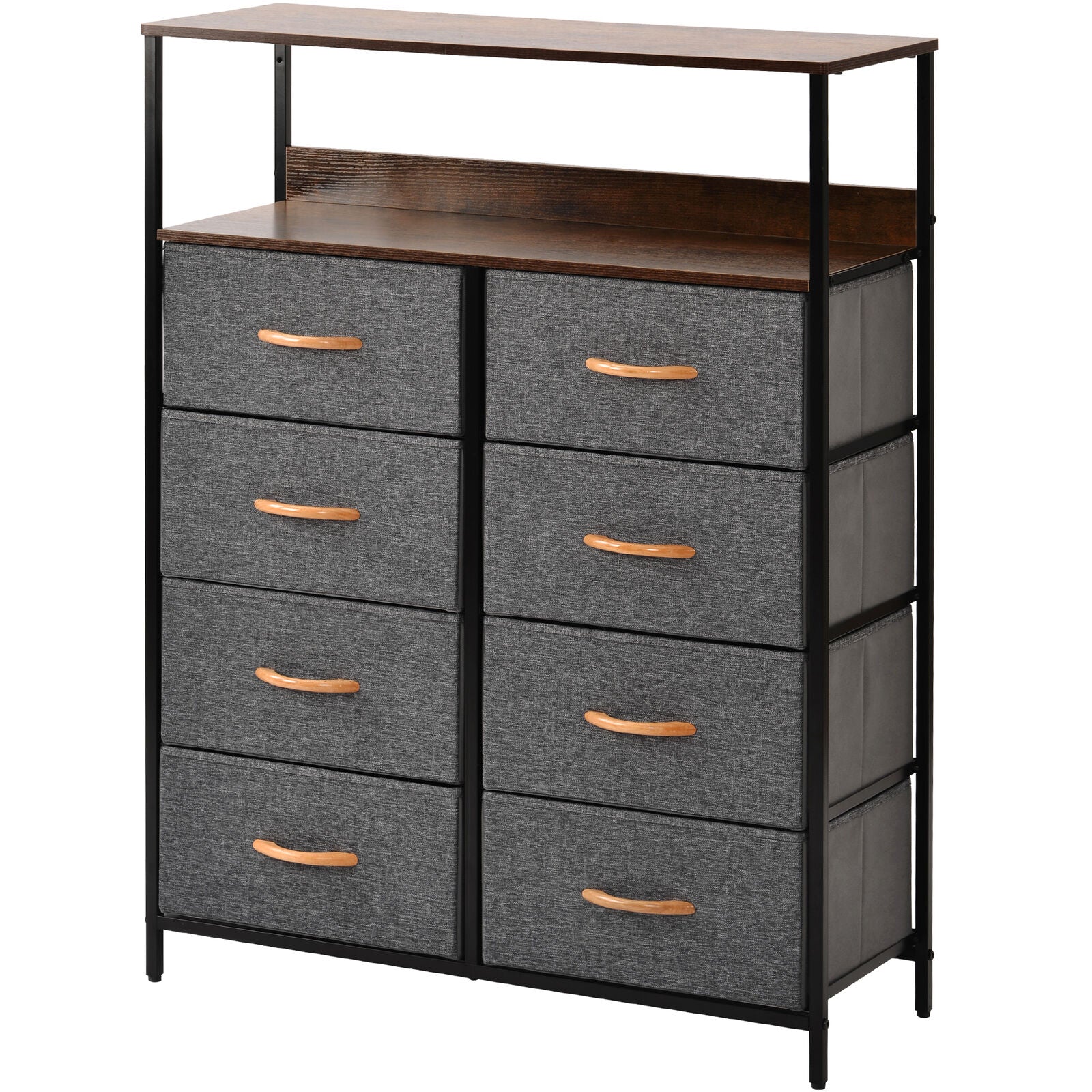 8 Drawers Chest of Drawers Unit Storage Cabinet Bedroom Furniture Hallway