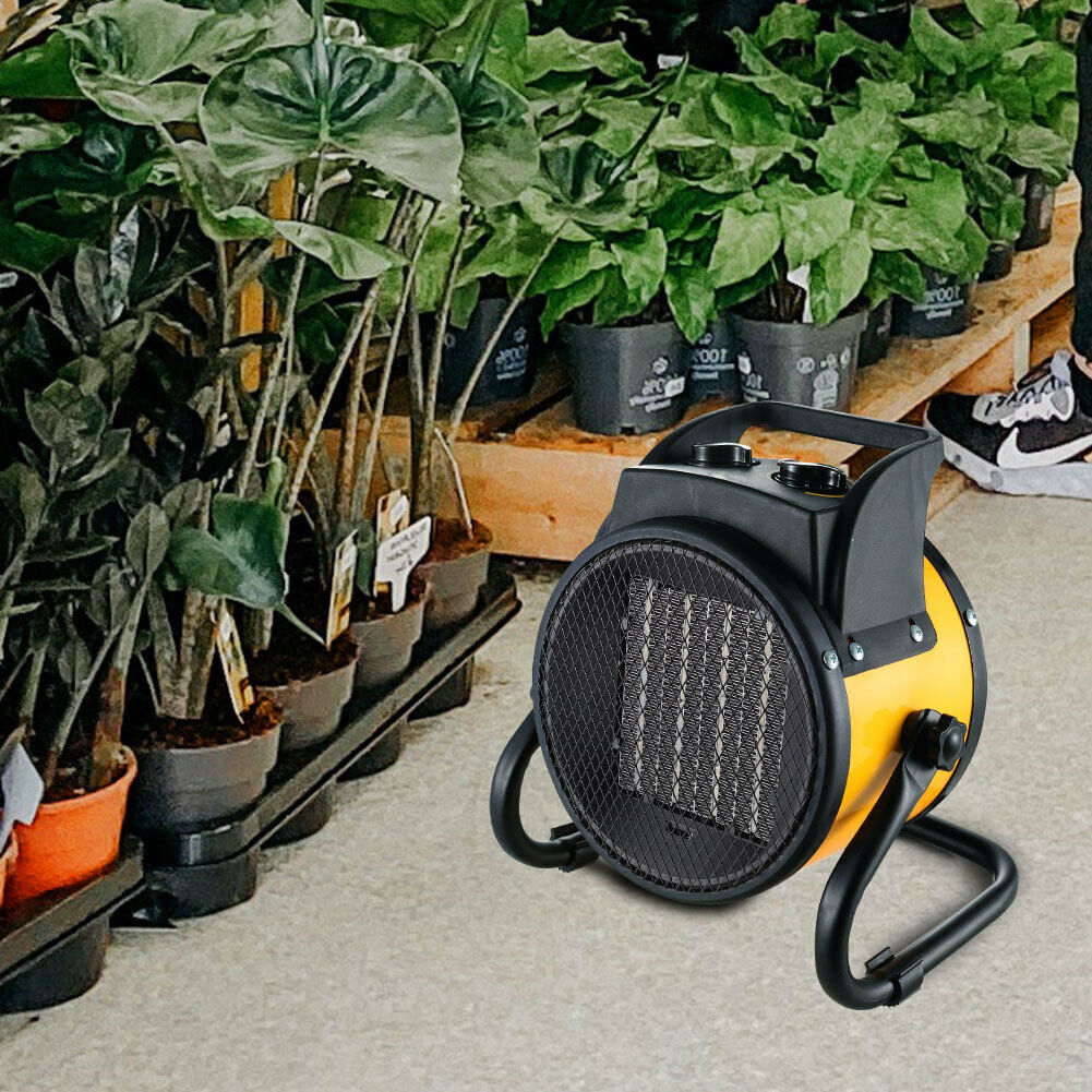 Industrial Fan Heater Space Air Warmer Electric Workshop Garage Shed Home House