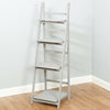 Grey 4 Tier Folding Ladder Storage Home Display Shelf Bedroom/Bathroom