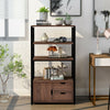 4-Tier Bathroom Floor Cabinet tall cabinets Storage Bookcase Cabinet Storage Cup