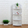 Corner Shelf Stand 4 Tiers Organizer Rack Bathroom Kitchen Storage Display Unit