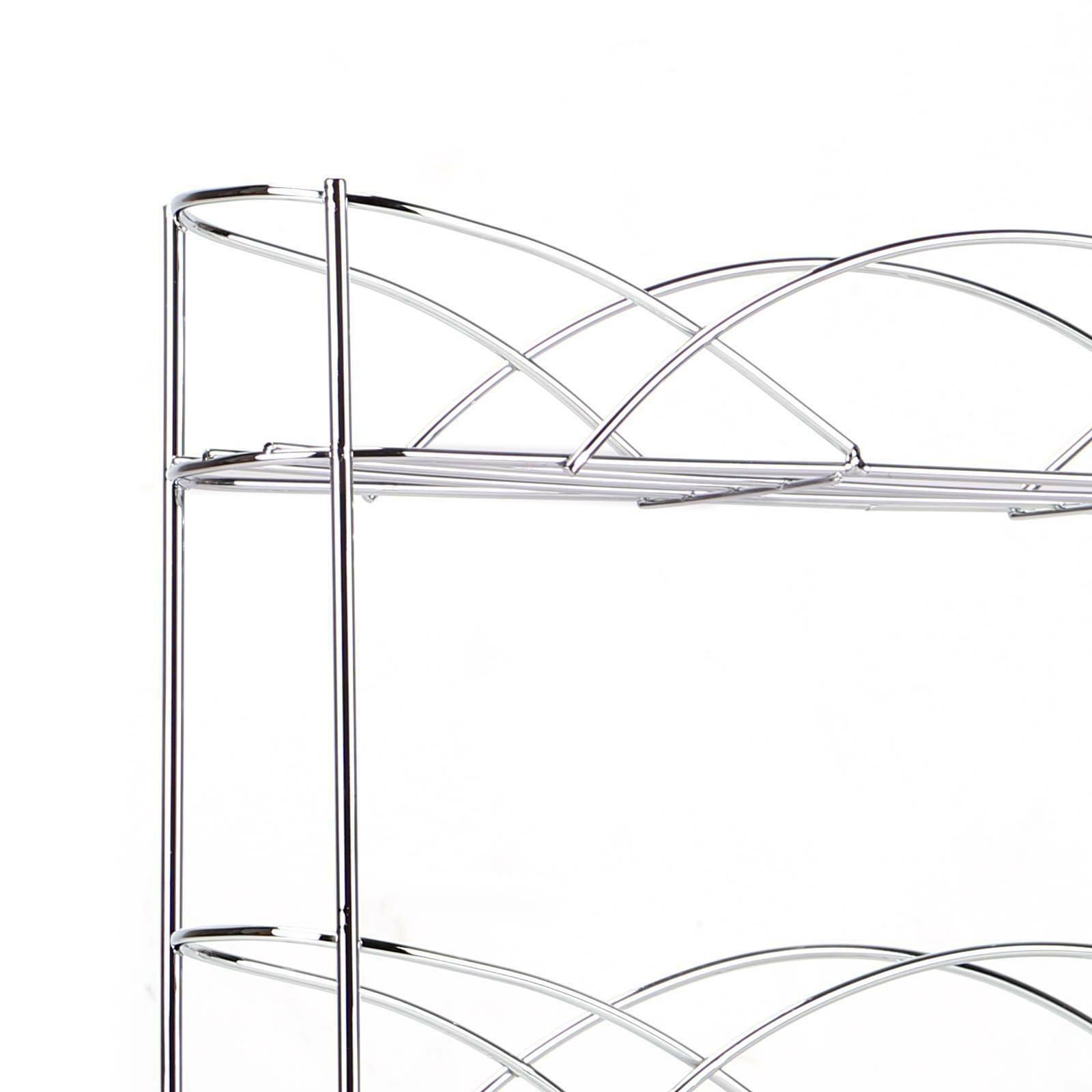 3 TIER WALL MOUNTED/FREE STANDING SPICE RACK HERB HOLDER 21 JARS KITCHEN STORAGE