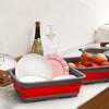 Foldable Collapsible Washing Up Bowl Dish Camping Travel Caravan Boat Kitchen
