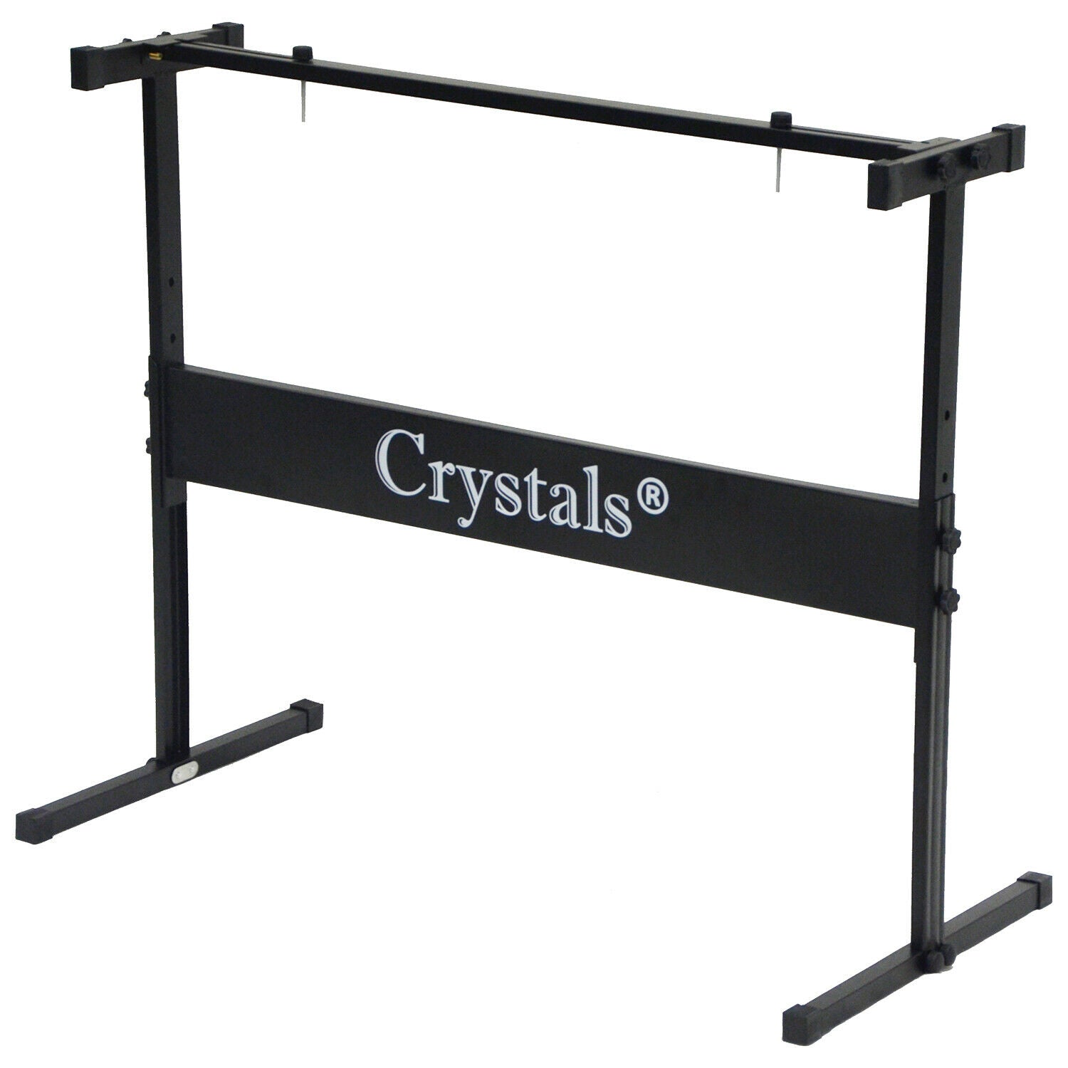 HEIGHT ADJUSTABLE RECTANGULAR FRAME FULL SIZE MUSIC PIANO KEYBOARD STAND & CHAIR