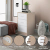 Bedside Table Storage Cabinet Chest of Drawers, 3 Drawers For Bedroom