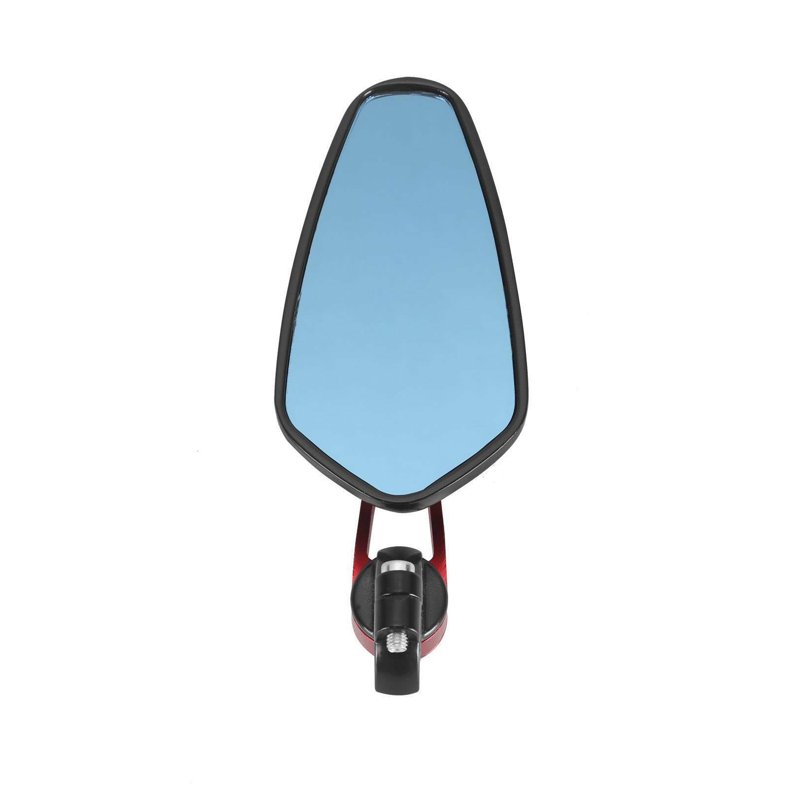 Pair of 7/8" 22mm Motorcycle Motorbike Alloy Bar End Side Rearview Mirrors
