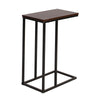 Retro C Shaped Side Table Snack Coffee Storage Sofa Table Nightstand Home Office