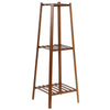 Bamboo 2/3/4 Tier Tall Plant Stand Pot Holder Garden Flower Rack Display Vintage