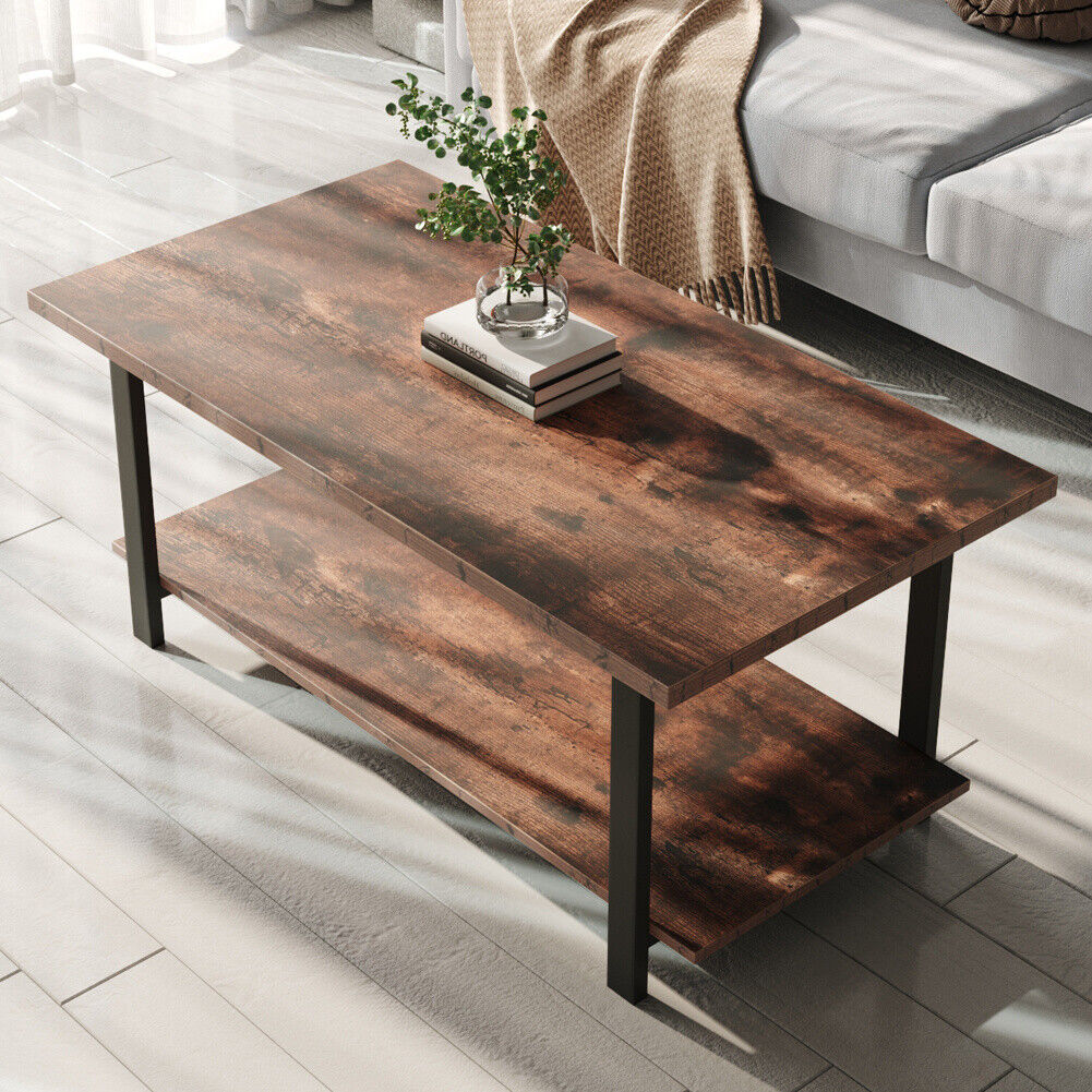 Wood Garden Coffee Table Patio Backyard Furniture Porch End Side Tea C