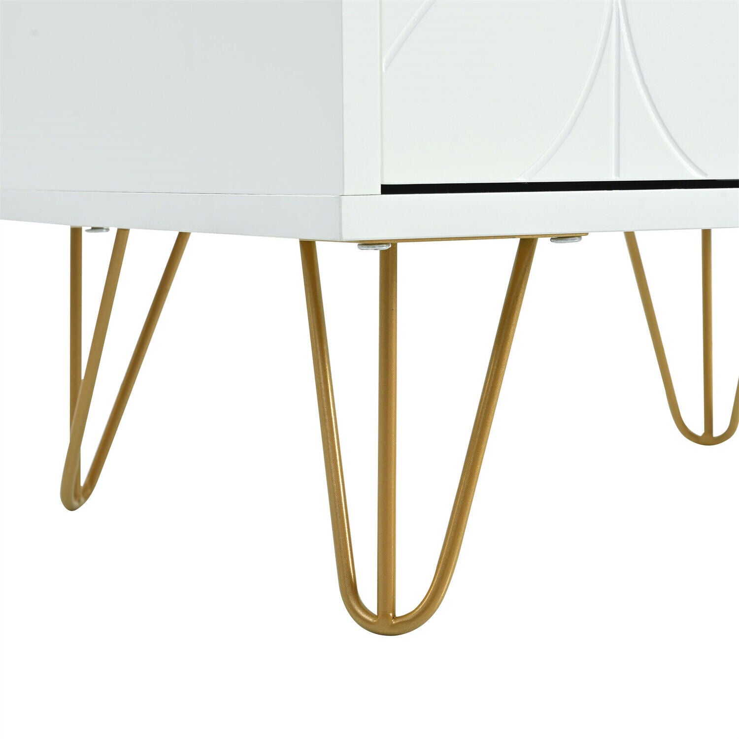 2 Drawer Bedside Tables Set of 2 Cabinet Bedroom Furniture Storage Nightstand