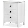 1/2x Modern 3 Drawer Chest of Drawers Bedside Table Nightstand Bedroom Furniture