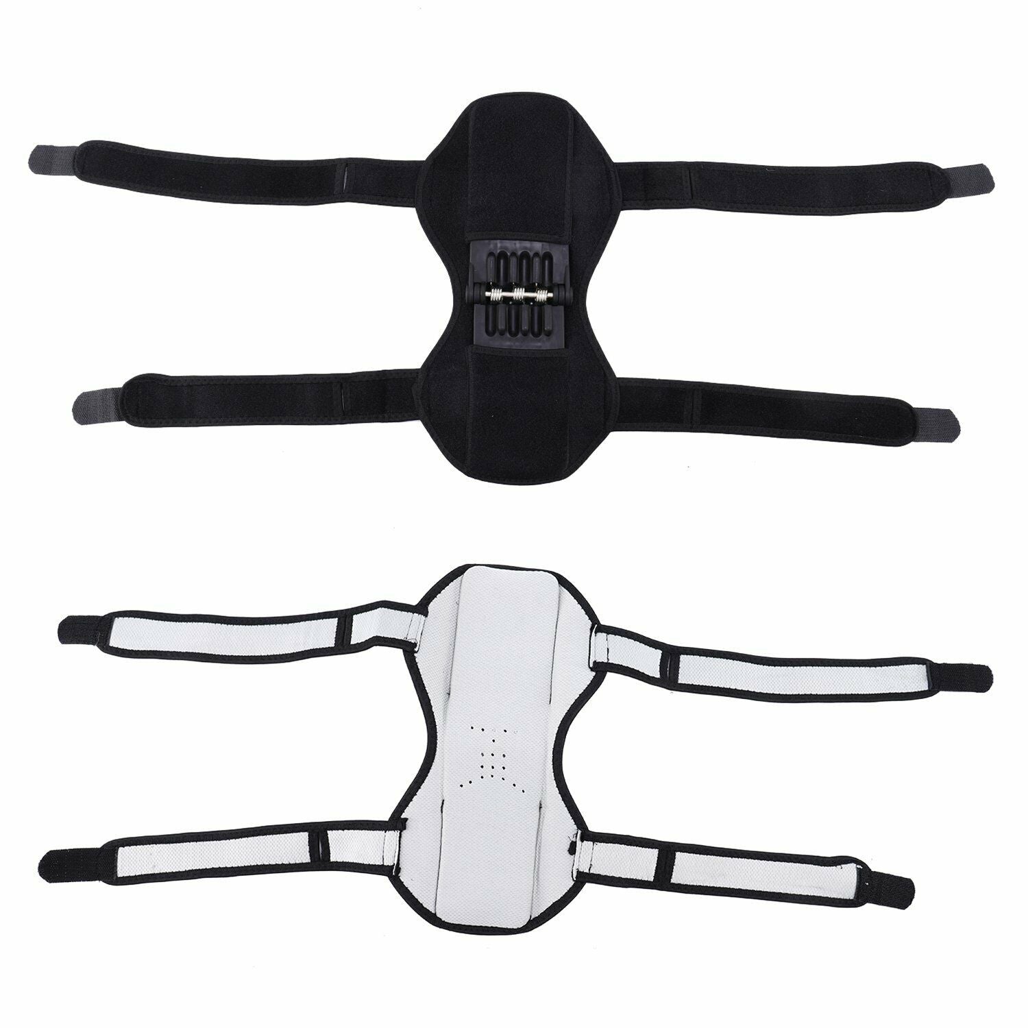 2x Power Lift Joint Support Knee Brace Pad Rebound Spring Force Running Kneepad
