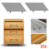 20pcs T Bar Kitchen Bathroom Cupboard Cabinet Drawer Door Handle Stainless Steel