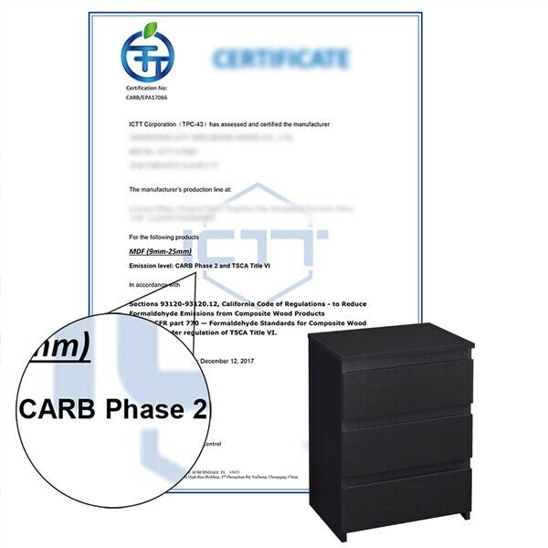 3 Drawer End Table Black Bedside Drawer Wood Nightstand Side Table for Bedroom