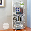 3/4/5 Tier Kitchen Rack Storage Shelf Holder Rack Book Shelf Shoes Stand Mix-use