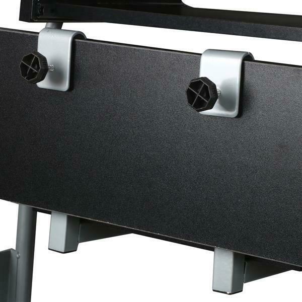 Small Corner Computer Desk w/ Printer Shelf CPU Stand Home Office PC Laptop Desk