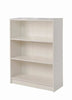 3 Tier Bookcase Wide Display Shelving Storage Unit Wood Furniture White