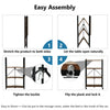 4-Tier Foldable Bookcase Ladder Shelf Bookshelf Plant and Flower Stand Storage