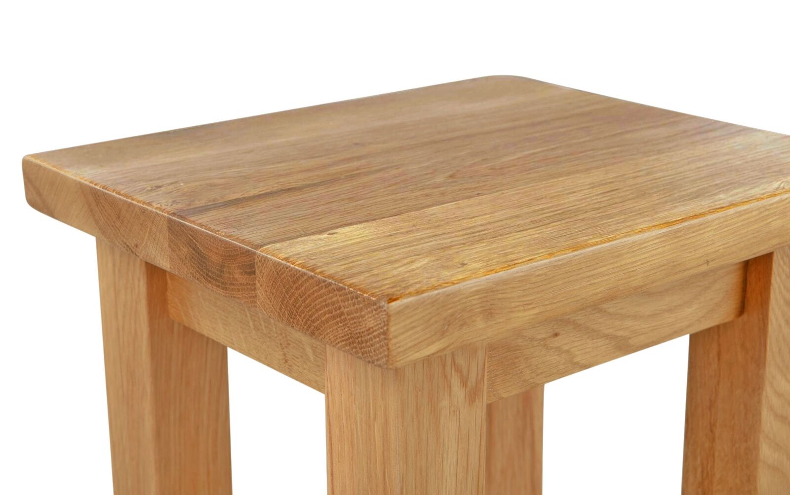 Small Oak Side Plant Table | Solid Wood Telephone/Lamp/Bedside/End Stand