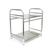 2 Tier Kitchen Shelf Stainless Steel Microwave oven Rack Stand Storage Holder