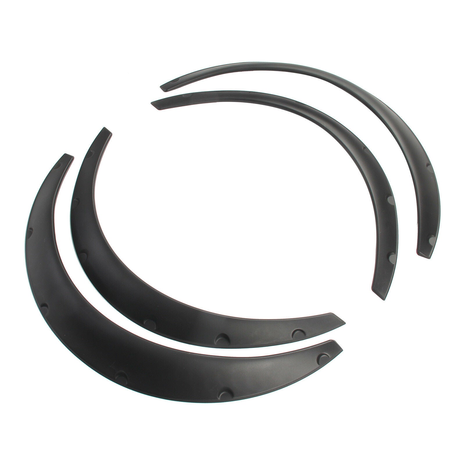 4pcs Universal Widened JDM Fender Flares Wheel Arch 2 inch ABS Car Fittings