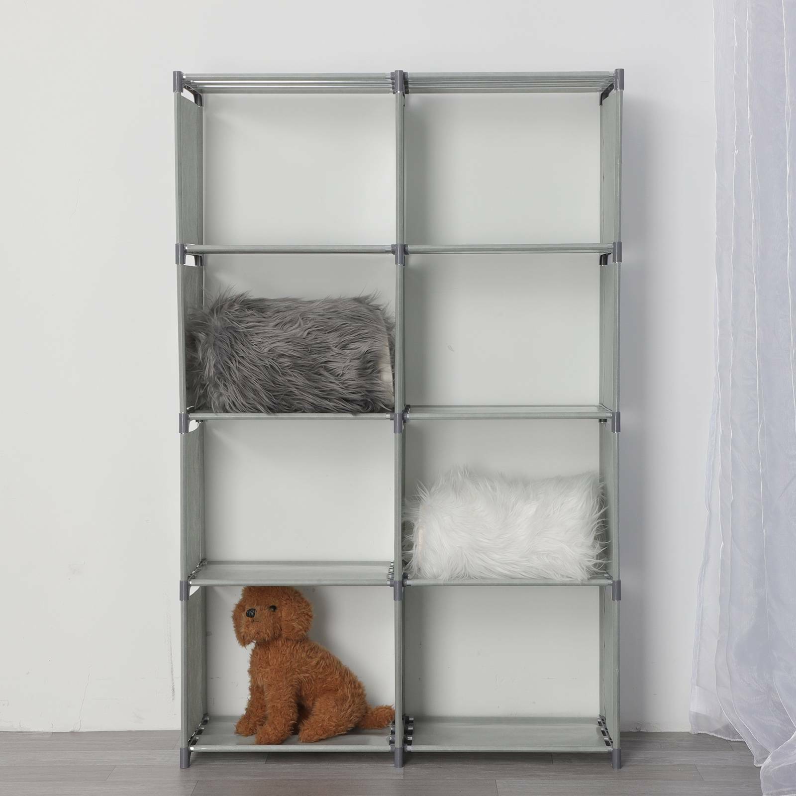 5 Tier Modern Book Shelves Cabinet Rack Units Shelf Storage Display Bookcase Box