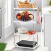 4 Tier Shelves Kitchen Storage Organiser Shelf Rack Shelving Unit Display Stand