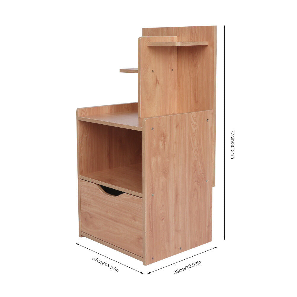 Bathroom Corner Bedside Table Nightstand Coffee Tea Side End Desk Shelf Storage