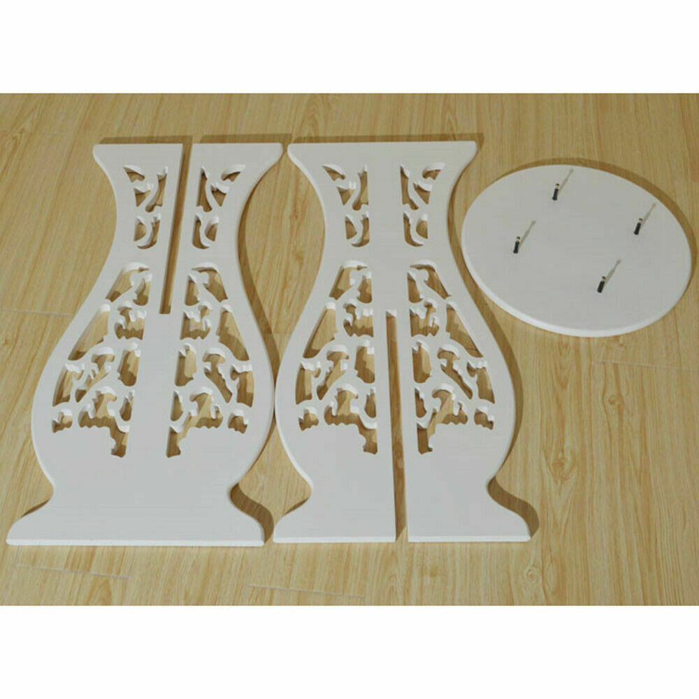 Small Round Side Table Beside Tea Coffee Lamp Plant Stand Modern White Furniture