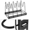 5-Tier Pot Storage Rack Pan Stand Saucepan Holder Cookware Organiser Kitchen