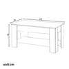 Hydraulic Lift Up Coffee Tea Table End Table with Living Room 100cm Wodden
