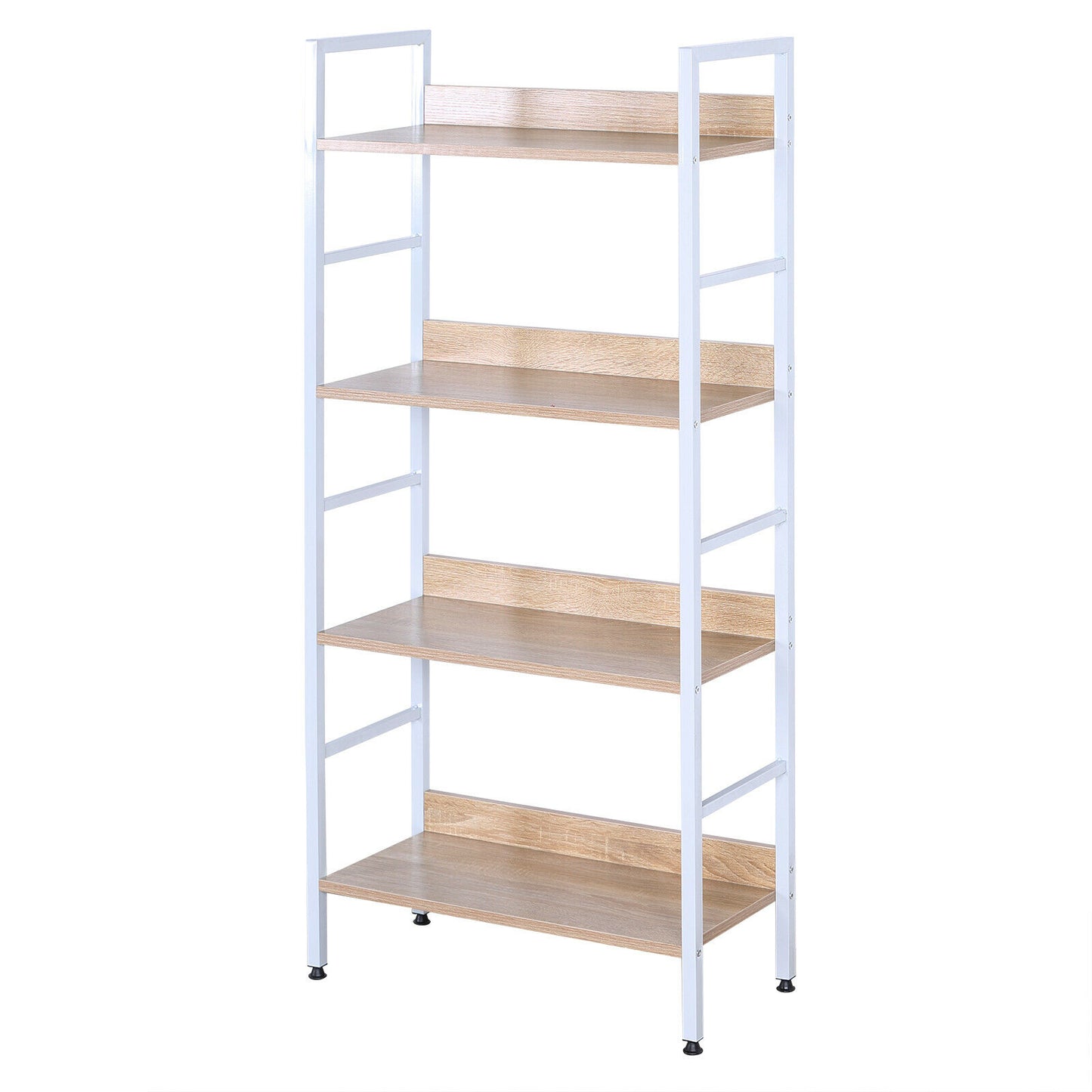3/4/5 Tier Ladder Shelf Storage Shelving Unit Bookcase Corner Rack Display Stand