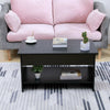 Coffee Table with Sliding Top For Living Room Hidden Storage Space New