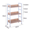 3/4/5 Tier Ladder Shelf Storage Shelving Unit Bookcase Corner Rack Display Stand