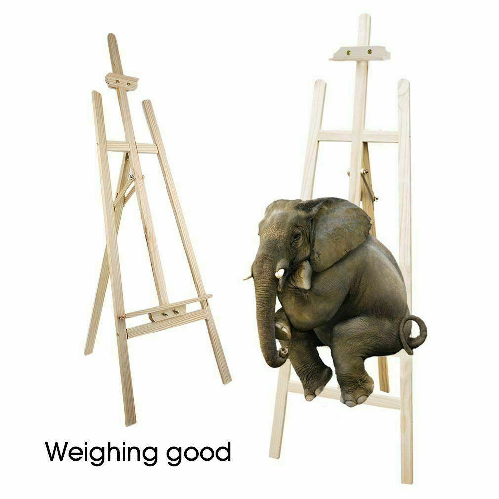 Wooden Studio Easel Art Craft Display Easel 150cm Wood Wedding Painting Stand UK