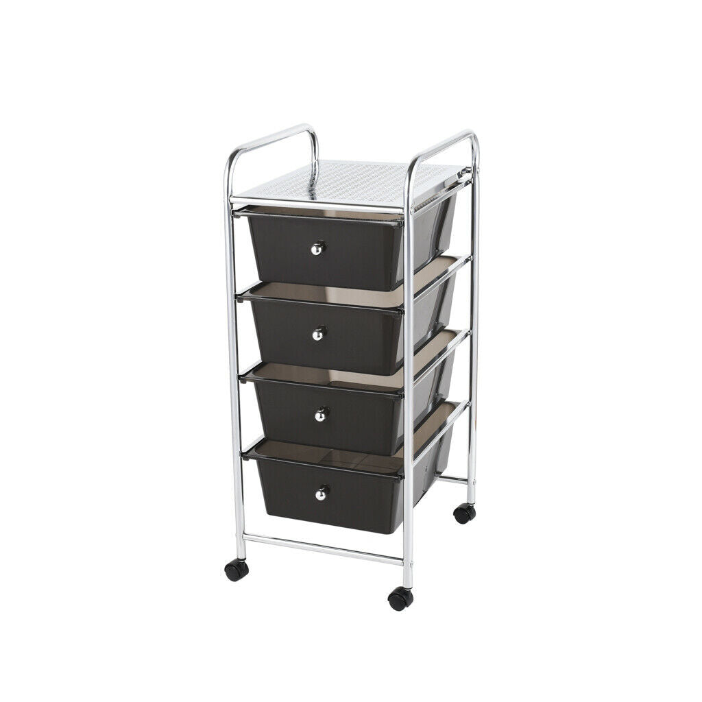 Storage Trolley On Wheels. 4 10 15 Drawers Home Office Salon Paper Organiser