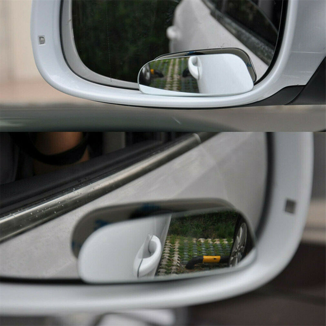 2X Universal Car Auto 360° Wide Angle Convex Rear Side View Blind Spot Mirror UK