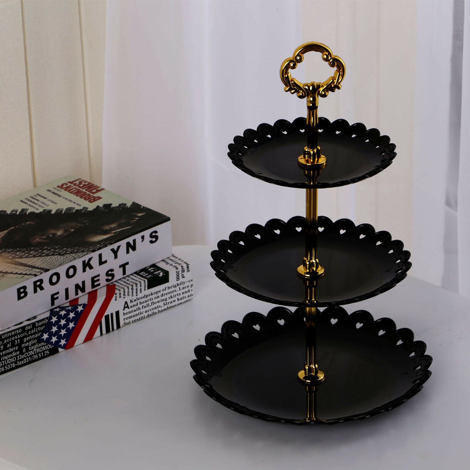 3 Tier Cake Stands Food Fruit Stands Wedding Party Cupcake xmas Cake Stands