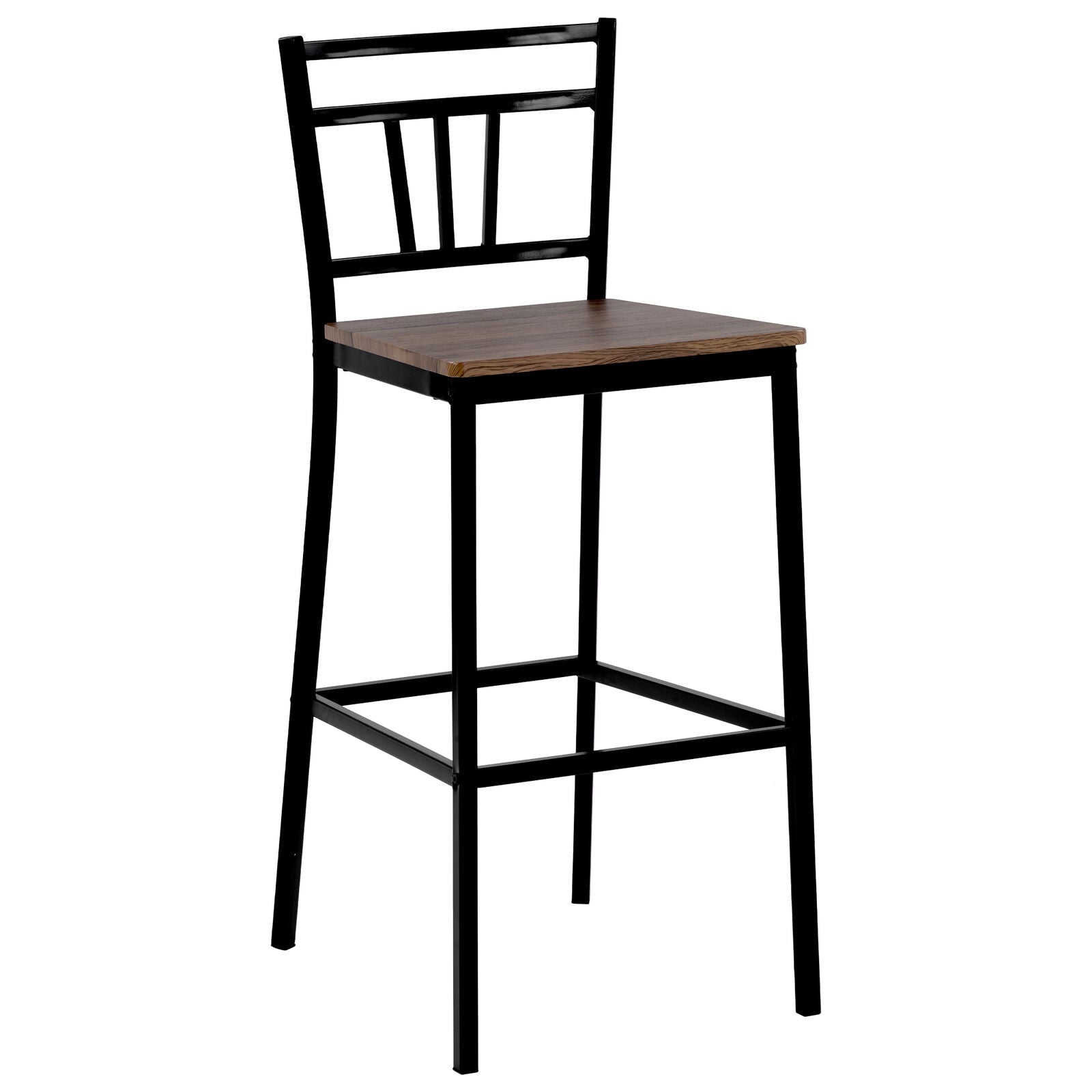 Breakfast Bar Dining Table and 2 High Chairs Stools Kitchen Dining Room Modern