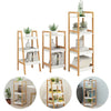 3/4 Tier Plant Pots Ladder Shelf Storage Unit Display Stand Bathroom Rack