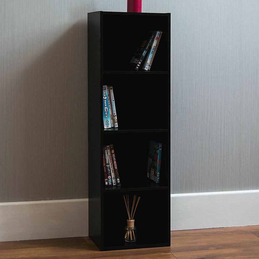 Oxford 2 3 4 5 Tier Cube Bookcase Display Shelving Storage Unit Wood Furniture
