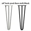 4 x Hairpin Legs / Hair Pin Legs Set for Furniture Bench Desk Table Metal Steel