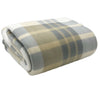 Tartan Throw Checked Large Polar Fleece Warm Soft Blanket Sofa Bed Travel Car