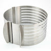 Adjustable 6 Layer Cake Slicer Cutting Guide 16 to 20 cm High Quality 430