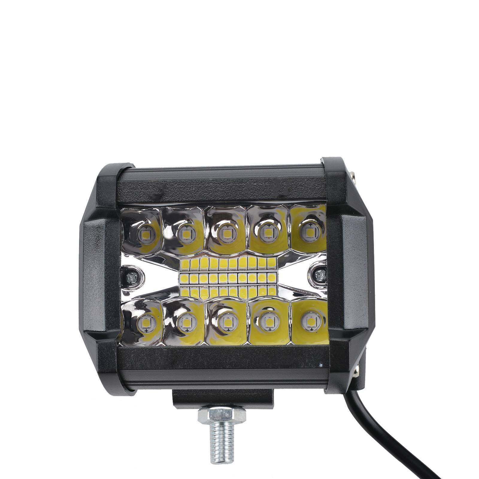 2pcs 4 inch 60W Car 12V 24V LED Work Spot Light Lamp ATV Offroad SUV Truck Boat