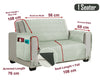 Sofa Cover Quilted Throw Washable Pet Furniture Protector Couch 1/2/3 Settee
