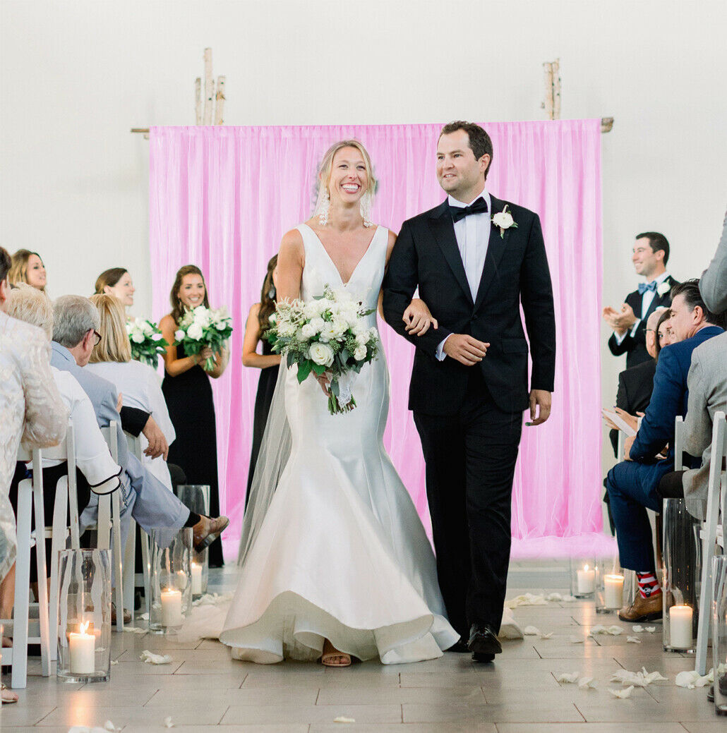 3 Layers Stage Wedding Party Backdrop Photography Birthday Background Curtains