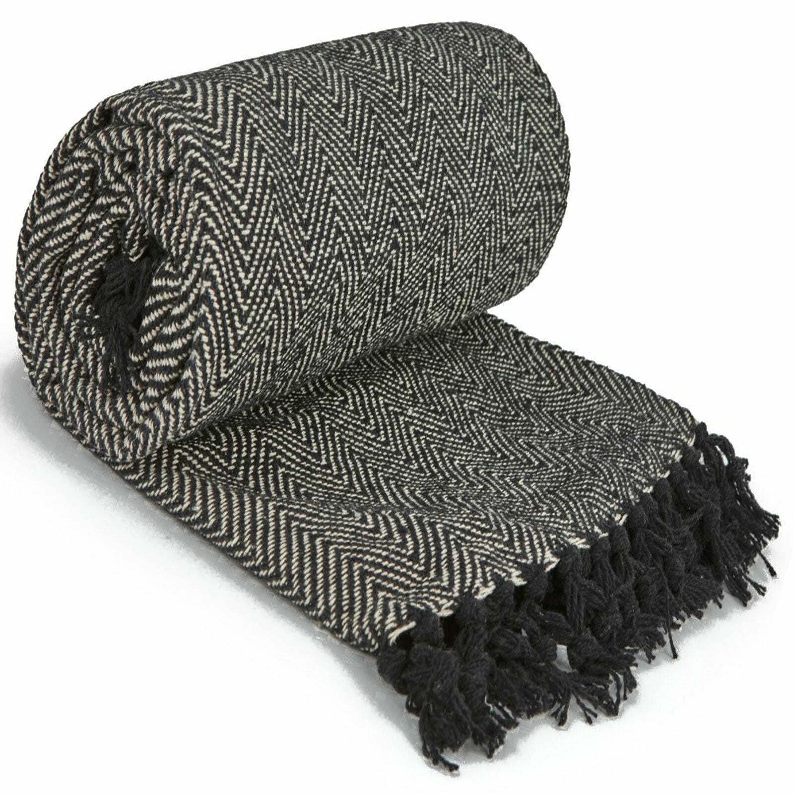 Large & XL Cotton Traditional Como Safi Blanket Home Chair / Sofa / Bed Throws
