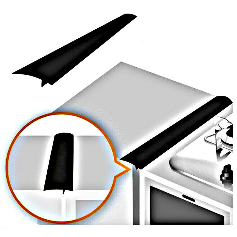 2X Silicone Kitchen Seals Gap Filler Stove Counter Gap Cover for Cooker Worktop