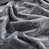 Heavy Snuggle Mink Throw Large Grey Double Bed Blanket Thick Warm Fleece Throw